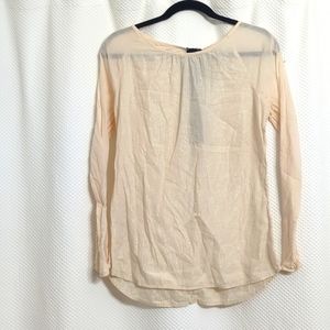 Gap champagne colored blouse
